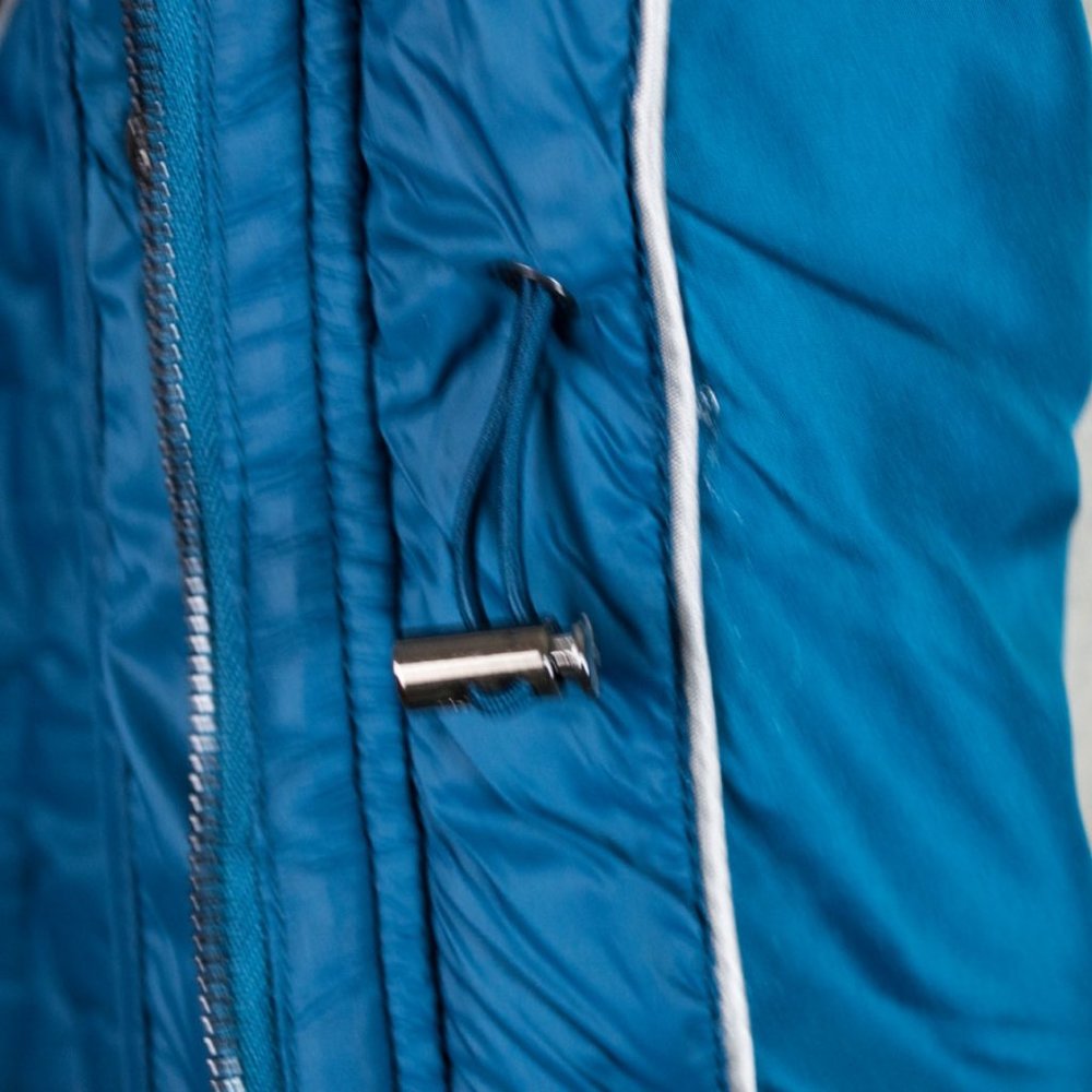 Steve Madden Teal Sherpa Trim Quilted Anorak Coat XL - Picture 11 of 16